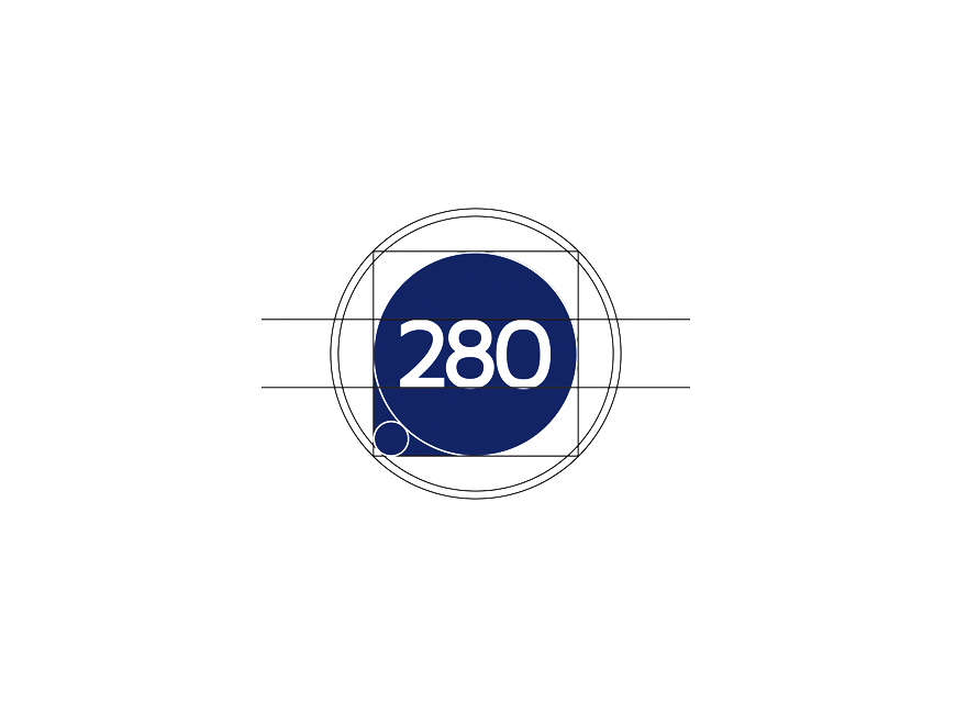 Projeto logotipo 280 Asset Management de SÃ£o Paulo