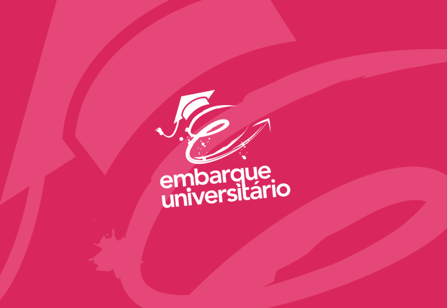 criaÃ§Ã£o de logotipo embarque universitÃ¡rio agencia de viagens